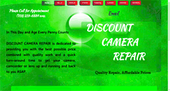 Desktop Screenshot of discountcamerarepair.com